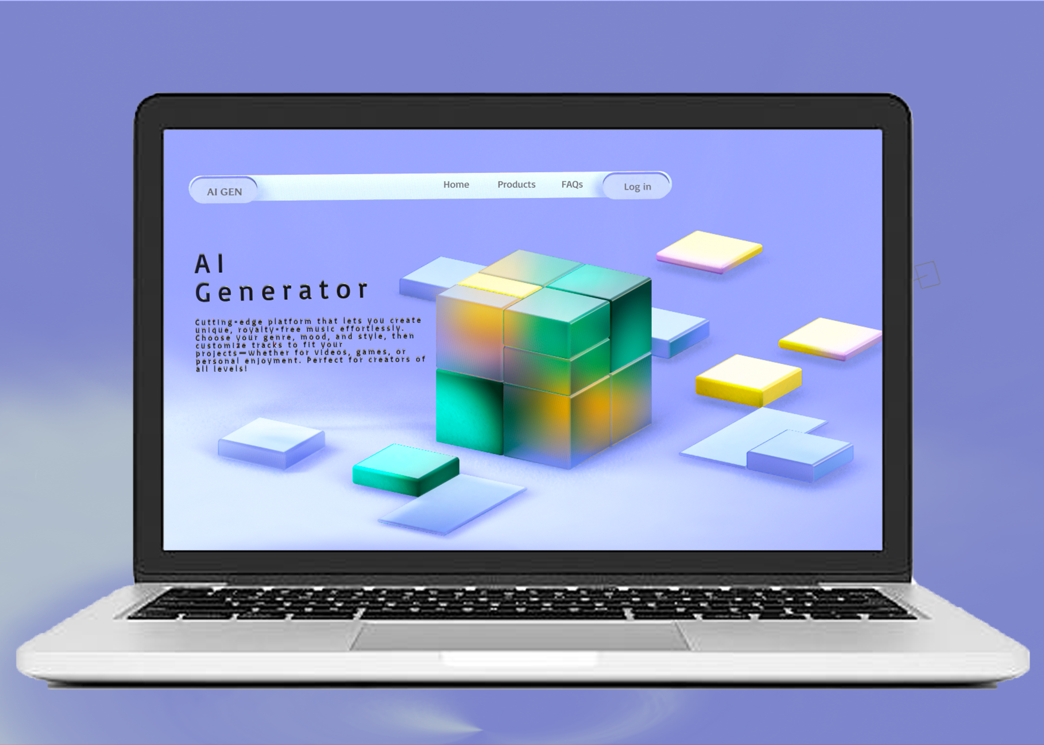 Example of Interactive Web Design With 3D & Motion