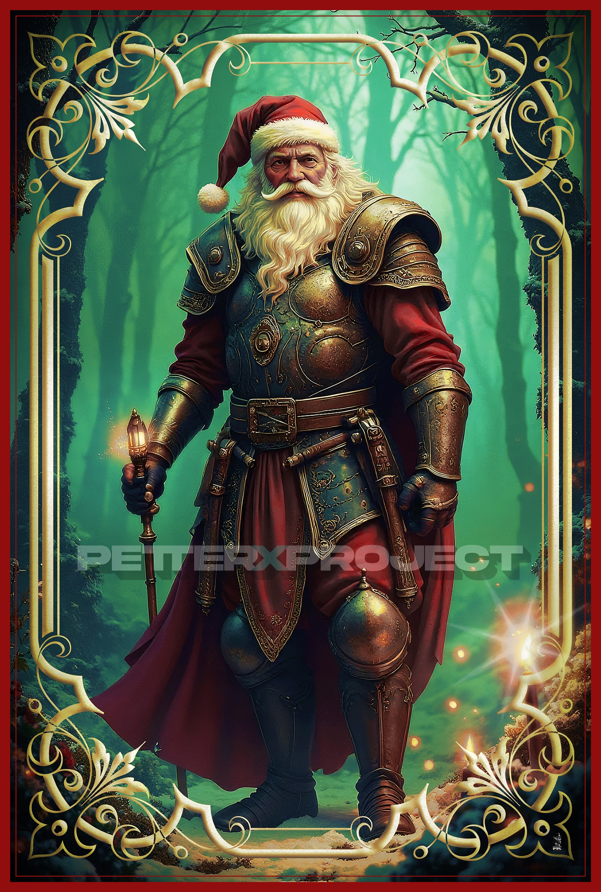 🎅 "SANTA LORD" | A Santa a Day | 008/012 armored santa christmas fantasy art christmas warrior dark fantasy santa epic christmas fantasy epic santa claus fantasy christmas fantasy holiday art fantasy santa heroic santa medieval fantasy character medieval santa mythical santa santa claus art santa fantasy illustration santa knight santa lord santa medieval lord santa warrior ui