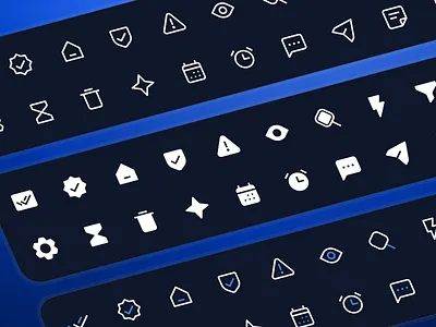 strangeicons: Healthcare & Biotech UI Icon Set - Dark asklepios icon biotech icon set biotech icons blue clean dark mode digital health icons figma icons gradient healthcare icon set healthcare icons healthtech icons iconography minimal minimal icons modern strangeicons ui icon set ui icons wellness icon set