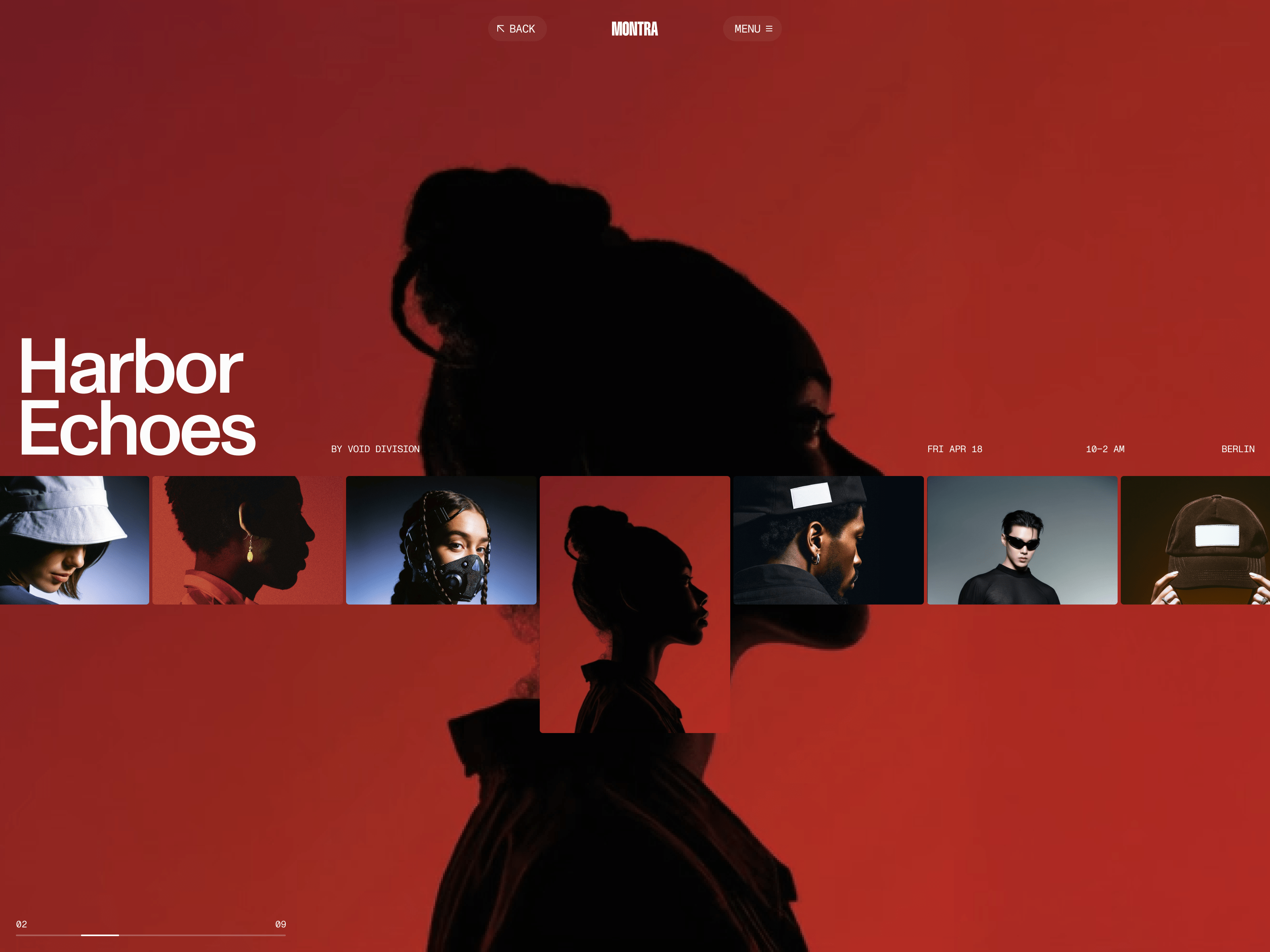 Example of Montra // Website