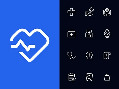 strangeicons: Healthcare & Biotech UI Icon Set - Regular/Line asklepios icon set biotech icons blue clean digital health icons figma icons gradient healthcare icon family healthcare icon set healthcare icons healthtech icons iconography medical icon minimal minimal icons modern strangeicons ui icon set ui icons wellness icon set