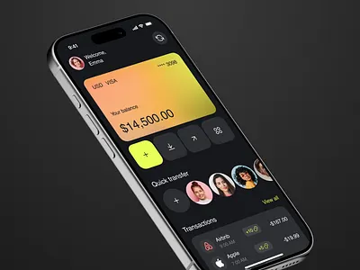 Fintech Personal Budgeting Mobile App app app design application design budget app dashboard finance app fintech mobile mobile app design mobile ui modern ui popular ui ui design ui ux