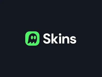 Skins branding casino logo cs go logo csgo logo cute mascot gaming logo ghost logo logo design mascot