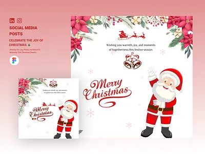 Christmas Social Media Post Design branding design christmas creative christmas illustration christmas social media post christmasdesign creative design designcommunity digital design festivedesign figma figma design graphicdesign holiday marketing merry christmas poster design social media post design socialmediapost ui