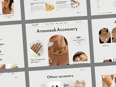 Accessory Website accessory accessory website design app design application design design ui uidesign uiux webdesign