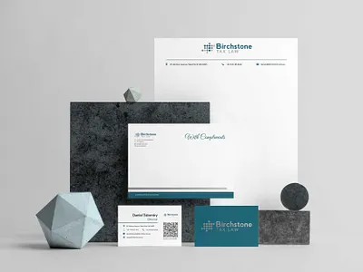 Birchstone Tax Law | Brand Identity b.cards branding corporate corporate branding corporate identity graphic design law letterhead logo logomark minimal modern tax law wordmark