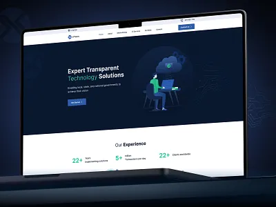 XFact - IT Service Website it service website it website ui design ux design website design website ui ux