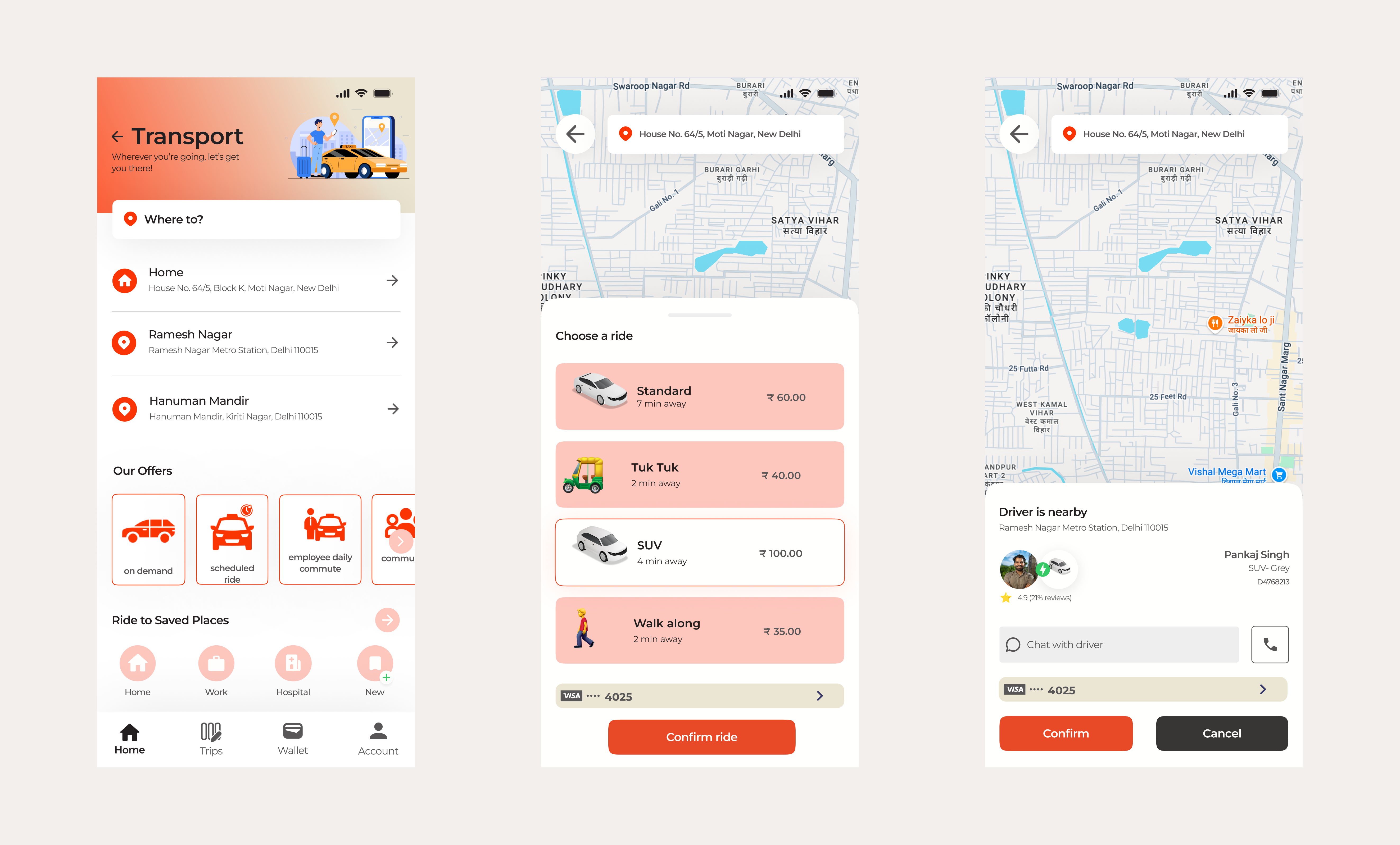 Cab booking app 100daysofuichallenge cabbookingapp figma uidesign