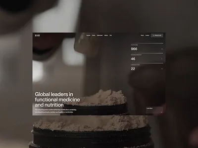 Institute of Health [Launch] animation design design development digital design figma graphic design health interaction motion graphics typography ui ui design ux ui web design web interaction webflow webgl website website design wellness