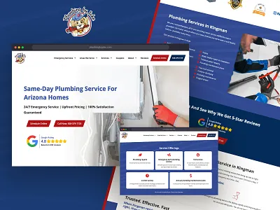 Plumbing By Jake - New Website Design & Build branding logo ui web design web development