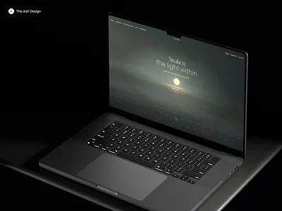 Landing Page Redesign for a Calm & Spiritual Lifestyle Brand aesthetic calm design clean ui design landing landing page light centered design mindful interface modern ui premium ui redesign sensory design soft color palette spacious layout spiritual aesthetic stillness presence ui uidesign ux website