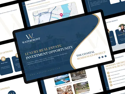Pitch Deck Presentation branding design fund rising google slide goole slides graphic design investment deck investor deck investor ready pitch deck keynote luxury real estate pitch pitch deck powerpoint template pptx presentation design presentations property deck real estate investment sales deck