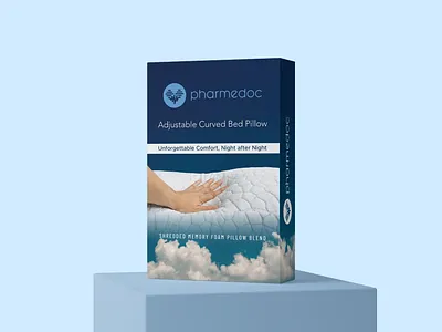 Bed pillow box packaging design bed bed box design bed packeging box design box designer label design label designer packaging design packeging designer pillow pillow bed packaging pillow brand design pillow branding pillow packaging product box designer