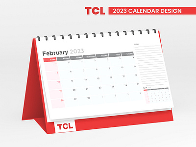 CALENDAR DESIGN - TCL brand design branding calendar calendar branding calendar design design dubai design minimalist tcl tcl calendar 2023 uae udara indunil udarts udarts dubai vector