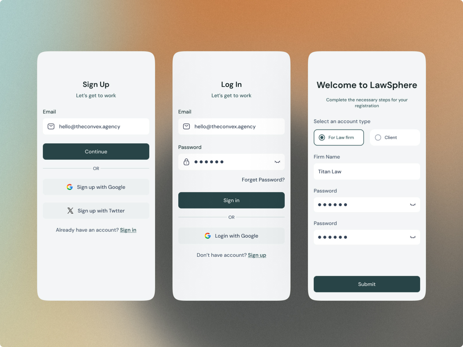 Example of Mobile App UI/UX Design (I Os & Android)