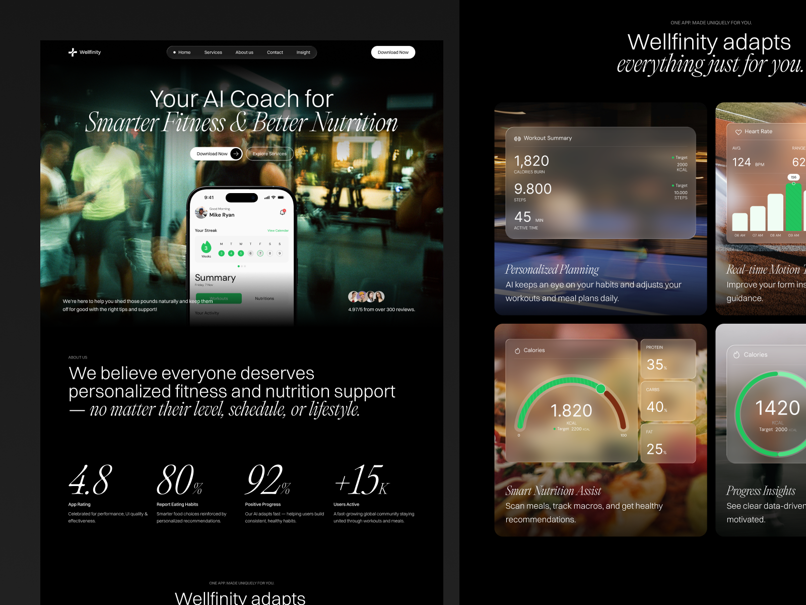 Example of Custom Website Design For Startups