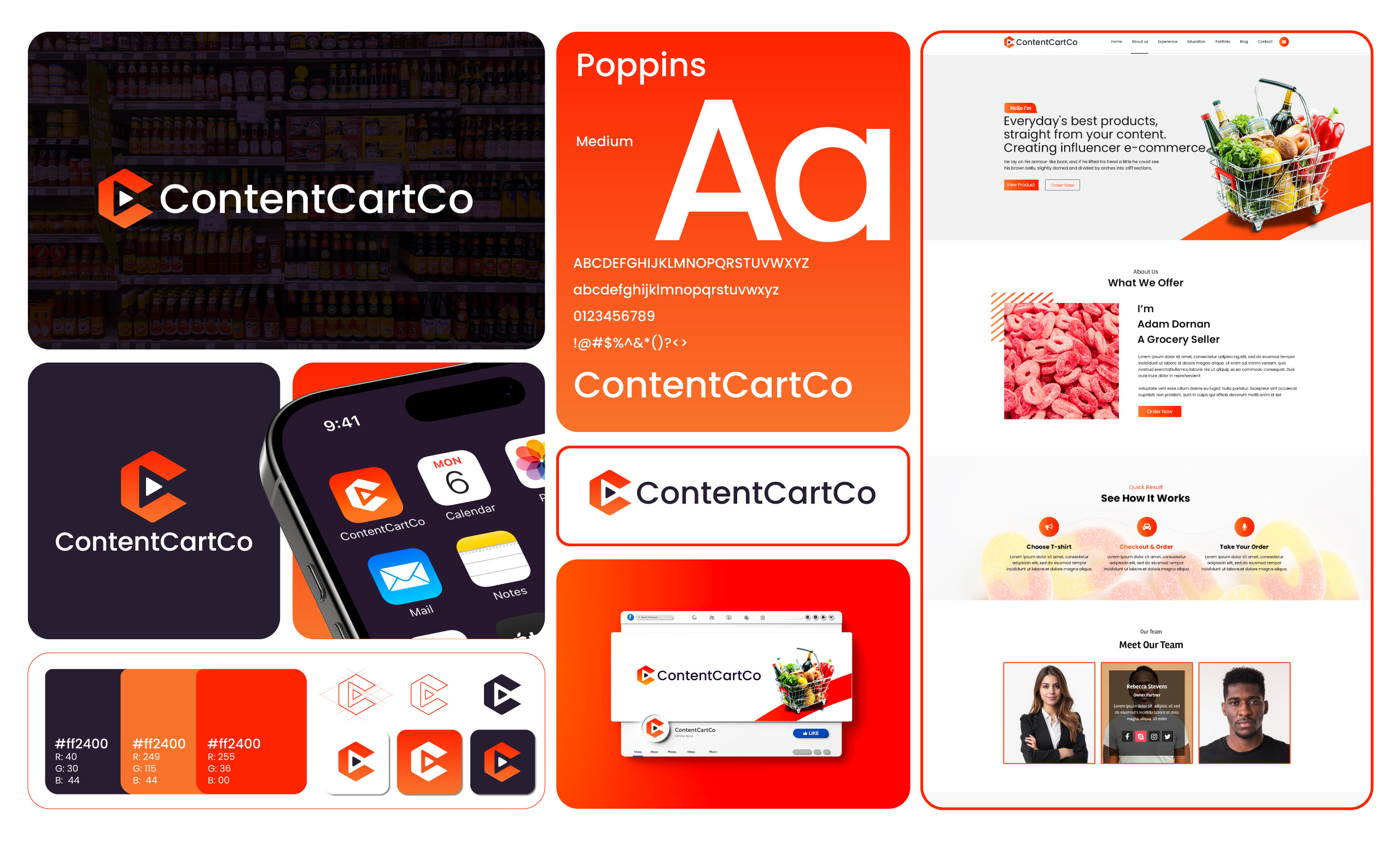 Logo Branding For Online Store brand identity branding c logo design content logo design corporet idenitity logo minimal monocrome mordan logo new logo stationery statonery design ui web design website