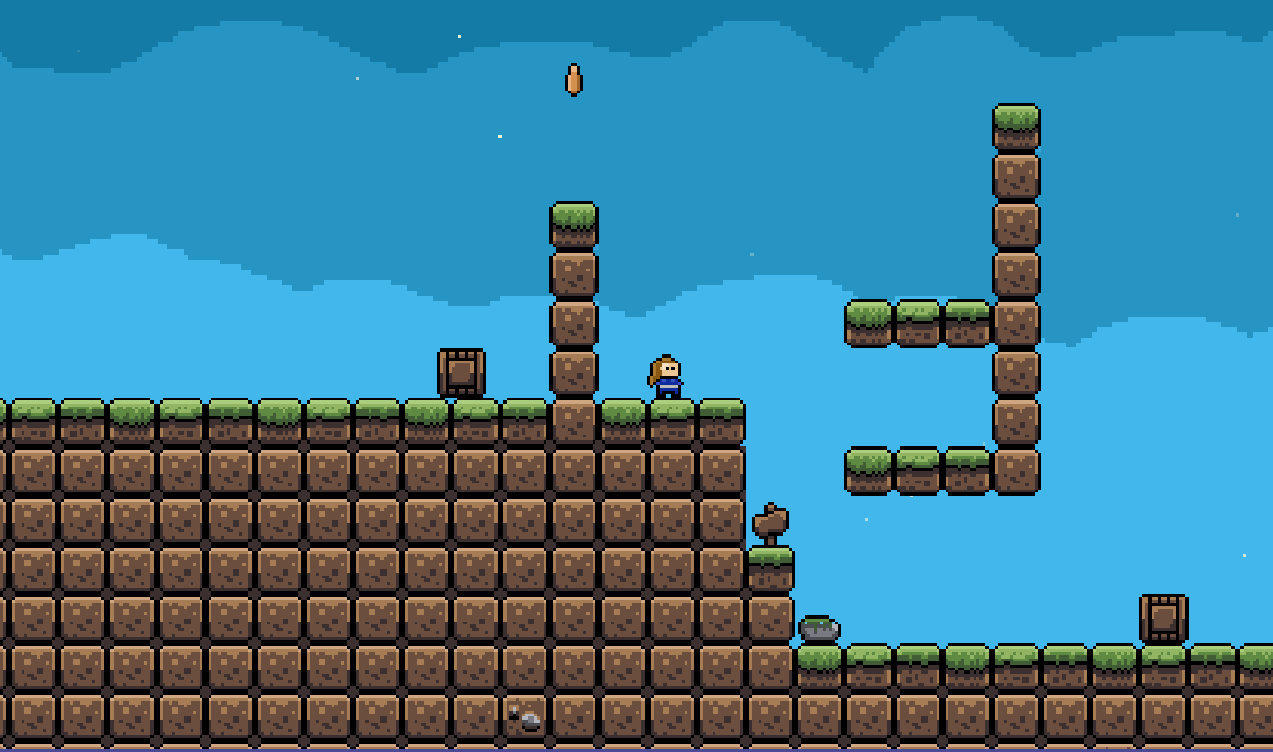 Walking around the level ase aseprite digitalart indiedev pixelart pixelartist pixels ui