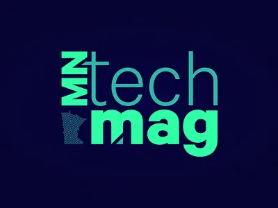 Logo for MN Tech Magazine graphic design logo magazine minnesota tech technology