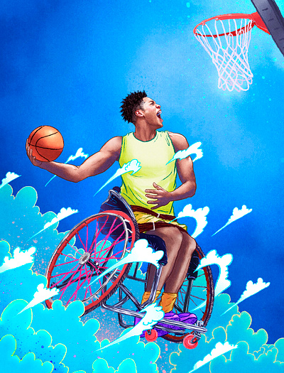 Scope Magazine | Fiction Illustration advertising artwork basketball branding cover art cover design design editorial fiction illustration publication sports 插畫