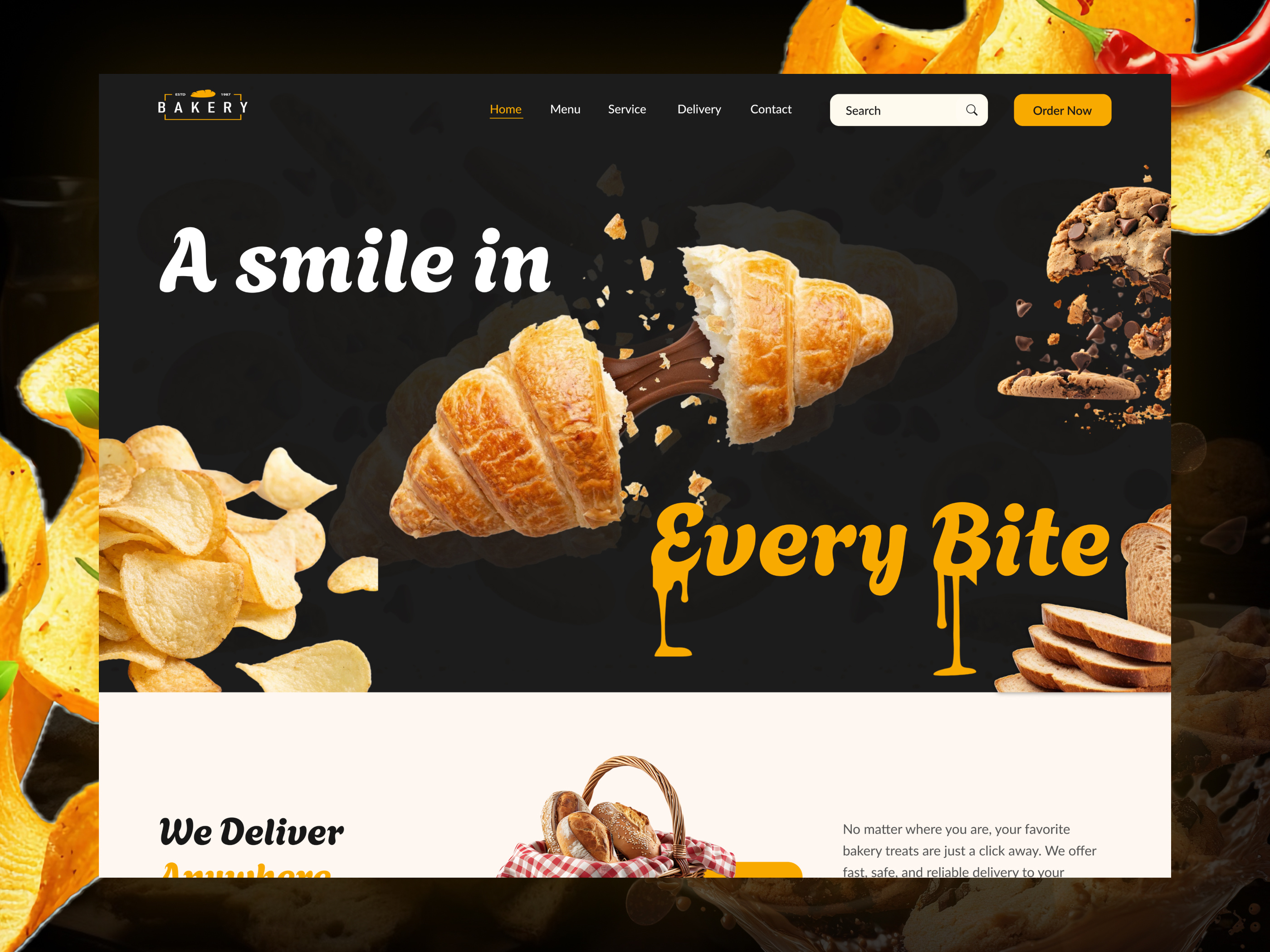 Example of Figma UI/UX & Landing Page Design