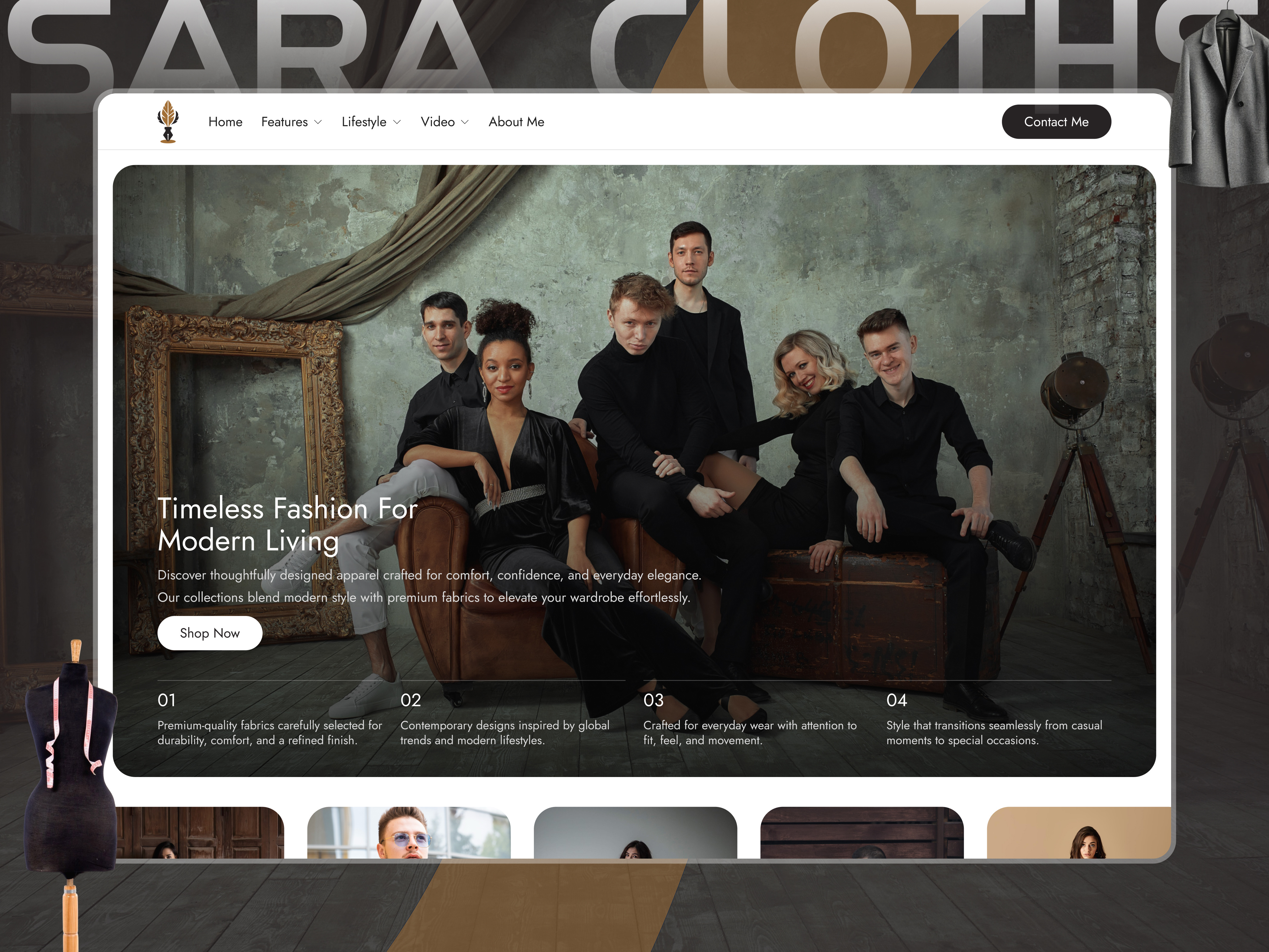 Example of Custom High Converting Business Website