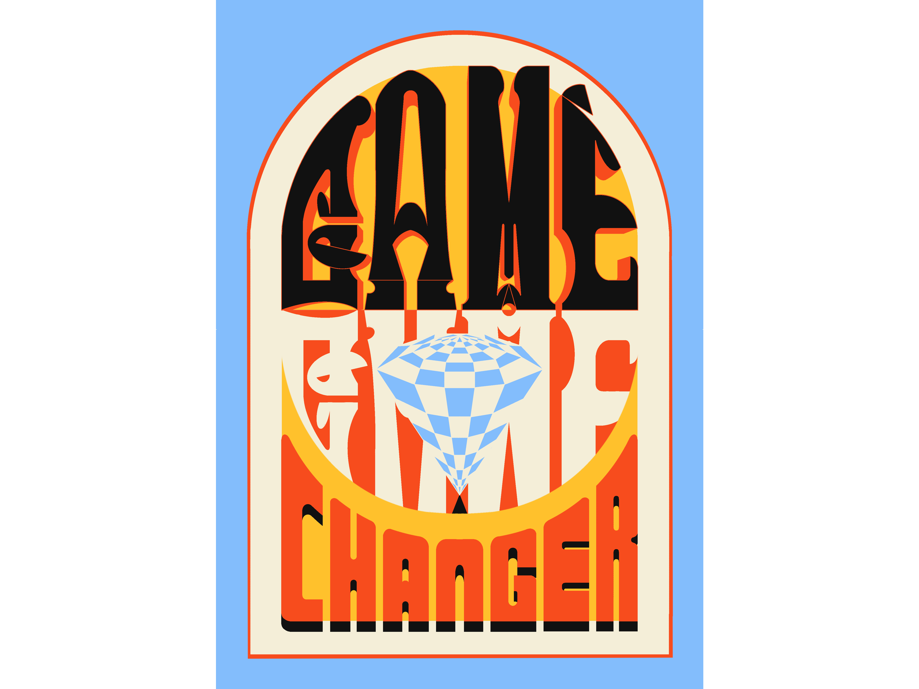 Game Changer Lettering batch bold lettering retro type design typography