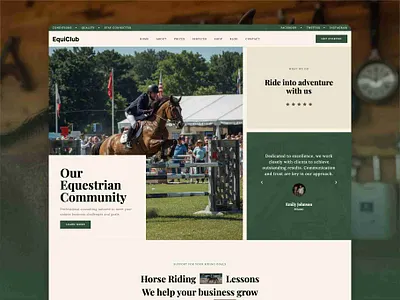 Equiclub - Horse Riding WordPress Theme elementor elementor pro elementor theme equestrian equestrian club equestrian website horse horse racing horse riding horse website wordpress wordpress theme