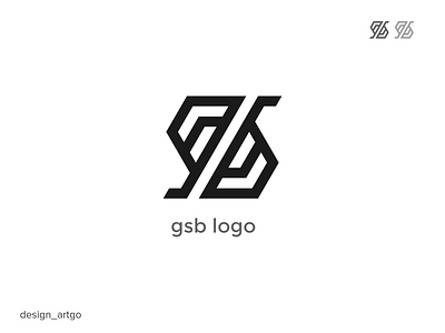 gsb Monogram Logo branding design flat gsb illustration logo logos minimal minimalist monogram simple typography ui vector