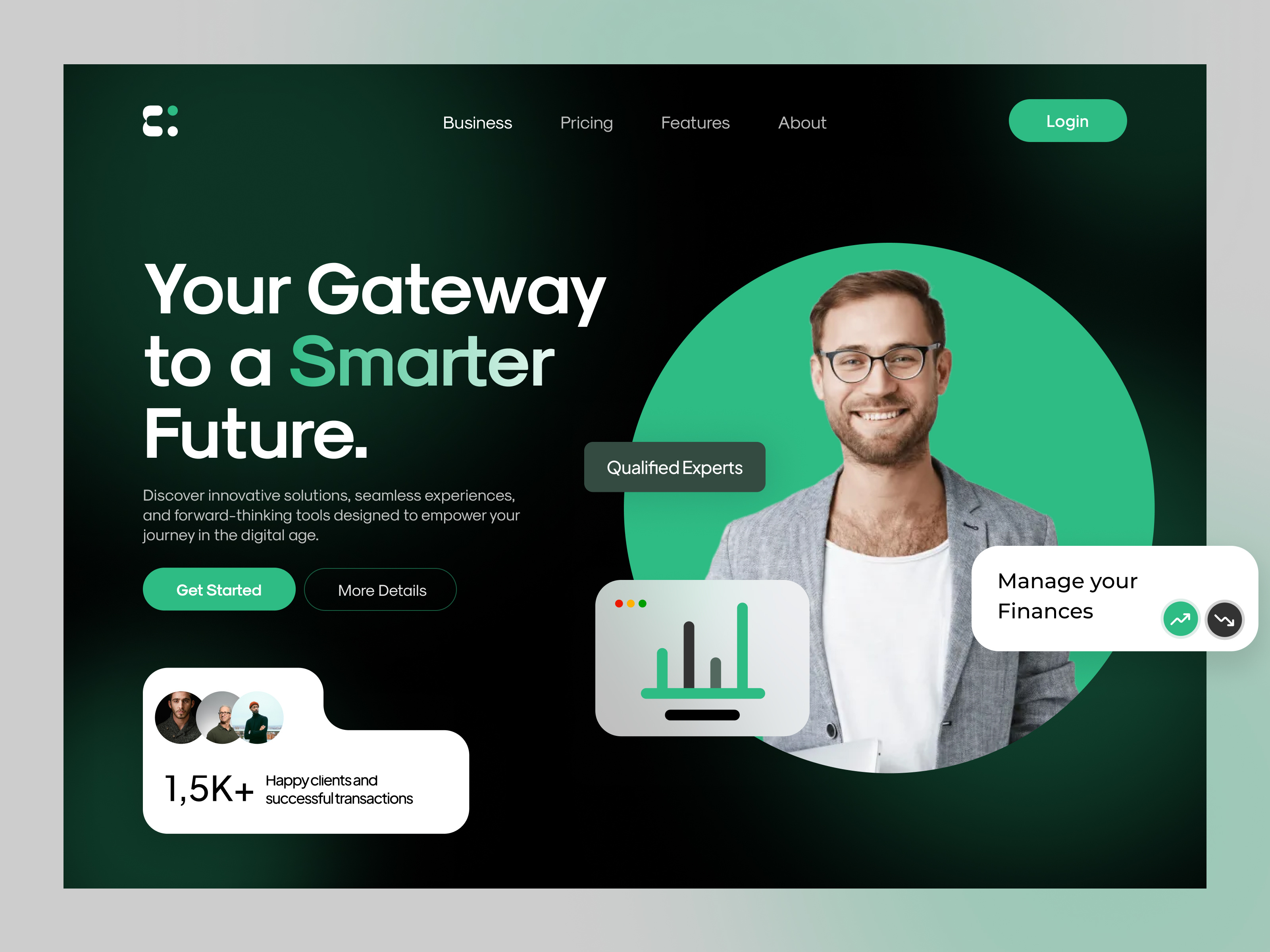 Example of SaaS Landing Page