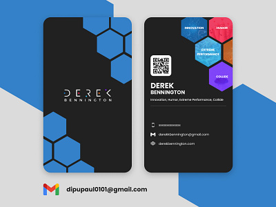 Derek - branding cards branding business business card business cards cards colorful creative derek dipu figma graphic design illustration. illustrator minimalist personal branding photoshop print design professional typography visiting card