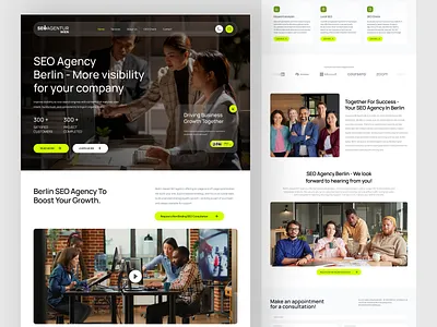SEO Agency Website UI businesswebsite custom website design digitalagency figma design landingpagedesign marketingwebsite minimalui modernui professionaldesign seoagency ui ux design user interface design web design website design websiteui
