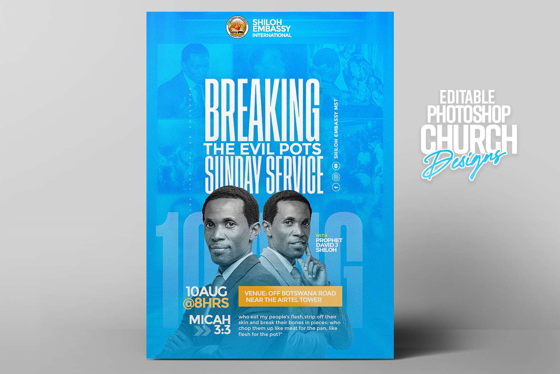 Example of Church Poster Designing
