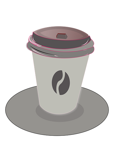 Coffee Cup Illustration graphic design illustration logo vector