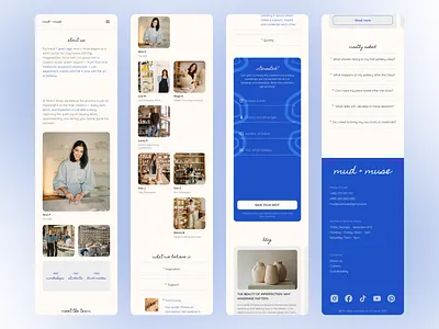 CERAMIC STUDIO ABOUT PAGE app app design app interface application ceramic ceramic about us ceramic studio app design ceramic studio design clay app design clay studio design graphic design mobile design pottery pottery app design sd ui uiux ux uxui