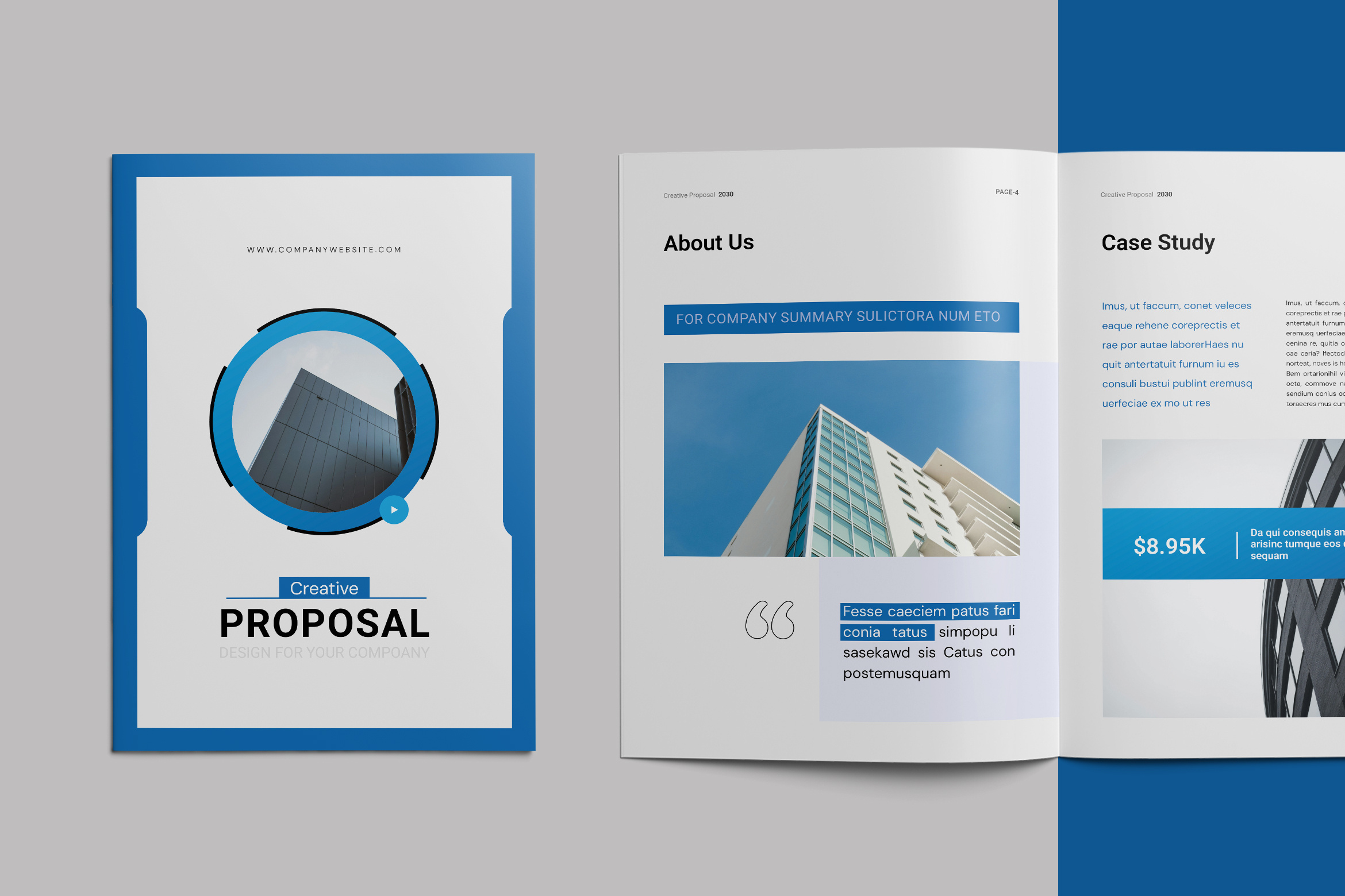 Creative Proposal Template creative graphic design indesign proposal