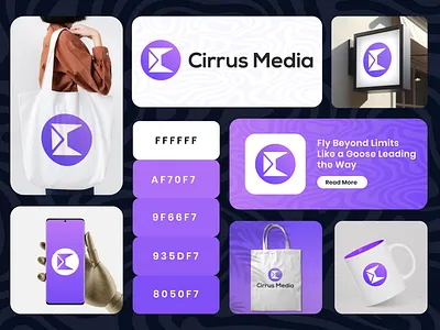 Modern Logo Design For Media Compnay branding business logo design gradient logo logo design media logo minimalist logo modern logo uniuqe logo vector