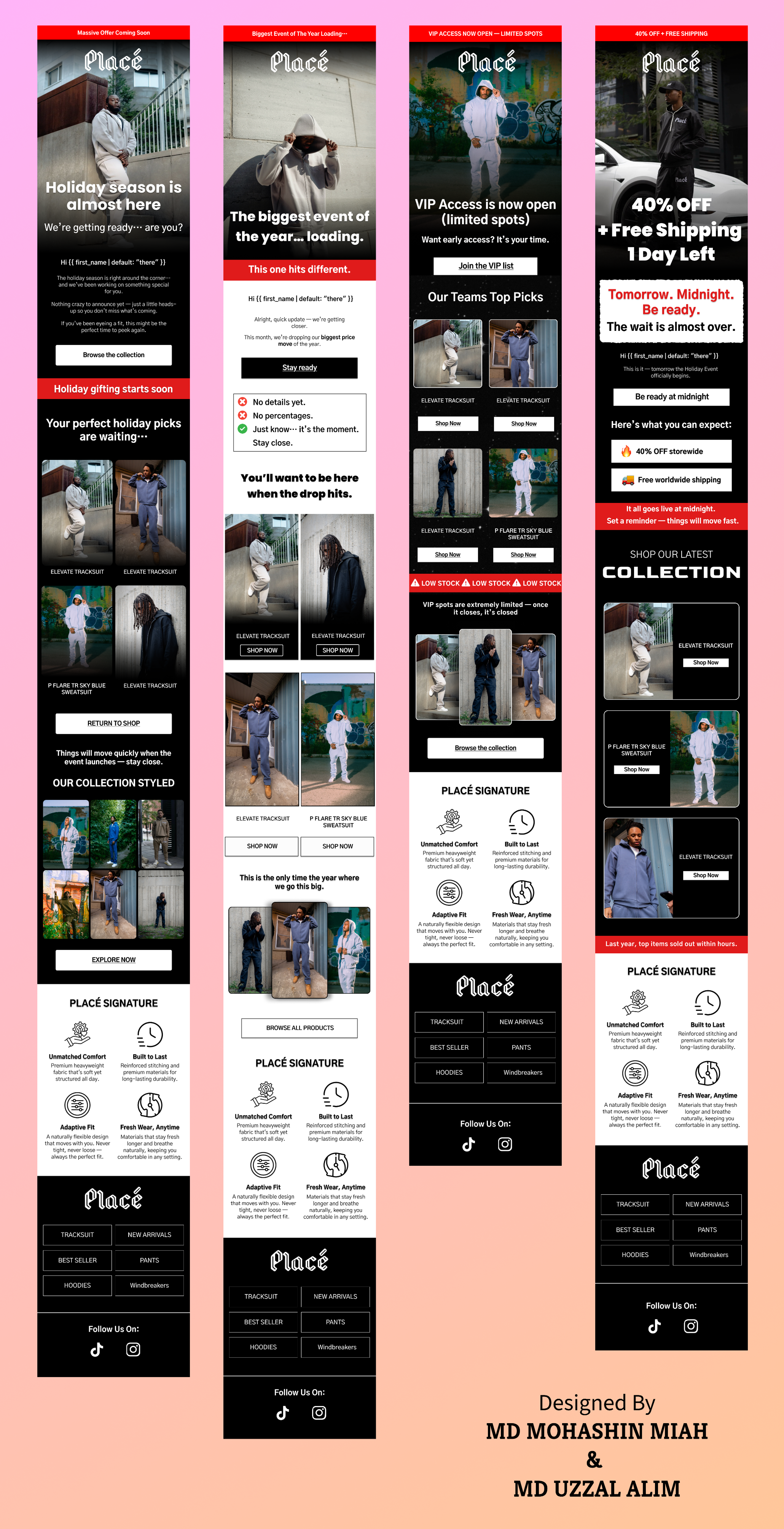 Promotional Email Template Design For Holiday Email Campaign design email email design email template figma figma email figma email design figma email template holiday email holiday email design klaviy email template klaviyo klaviyo email marketing klaviyo emial klaviyo template mailchimp mailchimp template