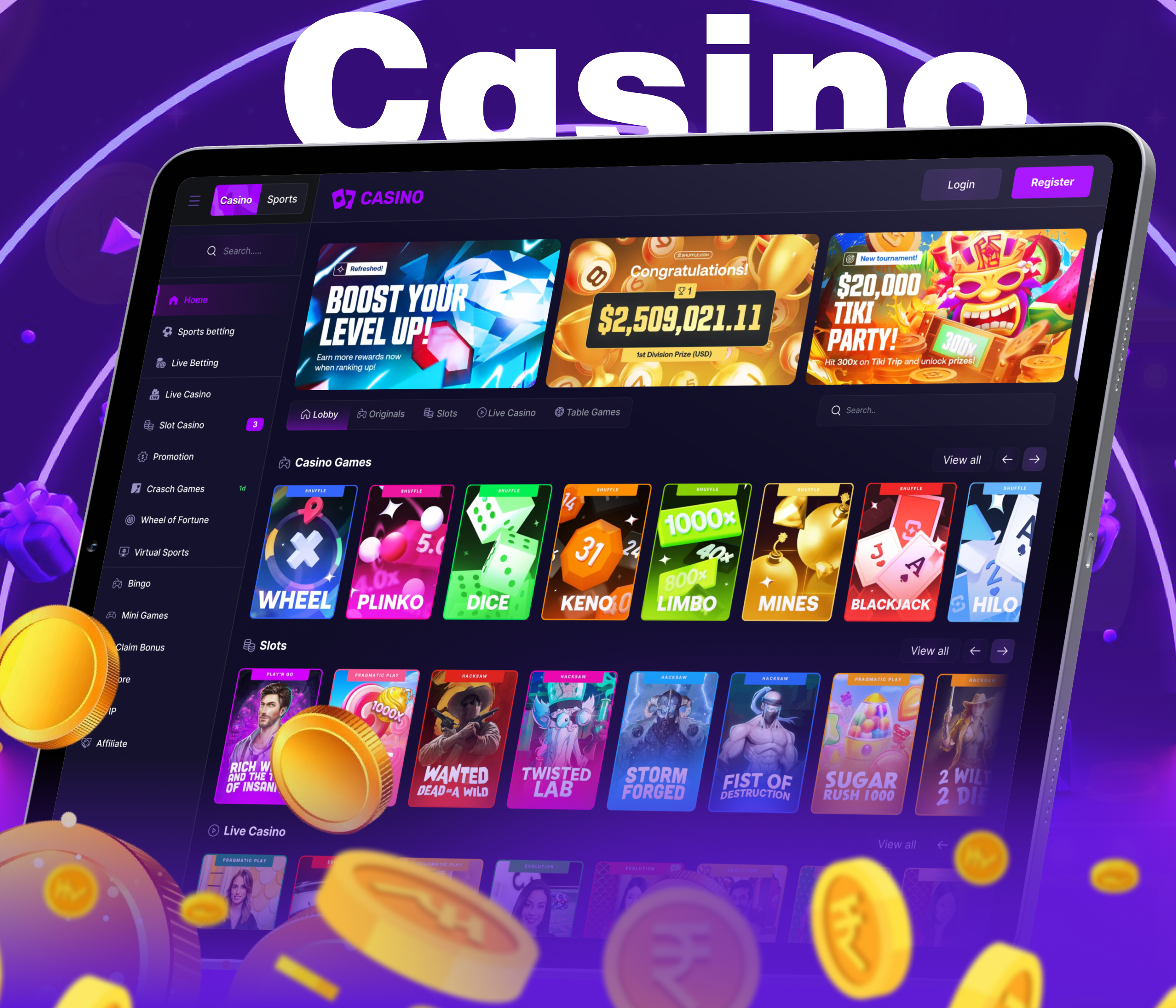 Casino Gambling Website betting betting site casino casino app casino design casino gambling casino home casino homepage casino interface casino ui ux casino web casino web app casino web design casino website gambling gambling website igaming online casino web website