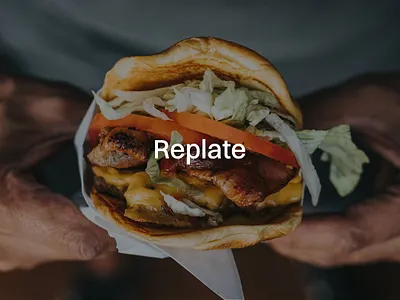 Replate branding graphic design logo ui