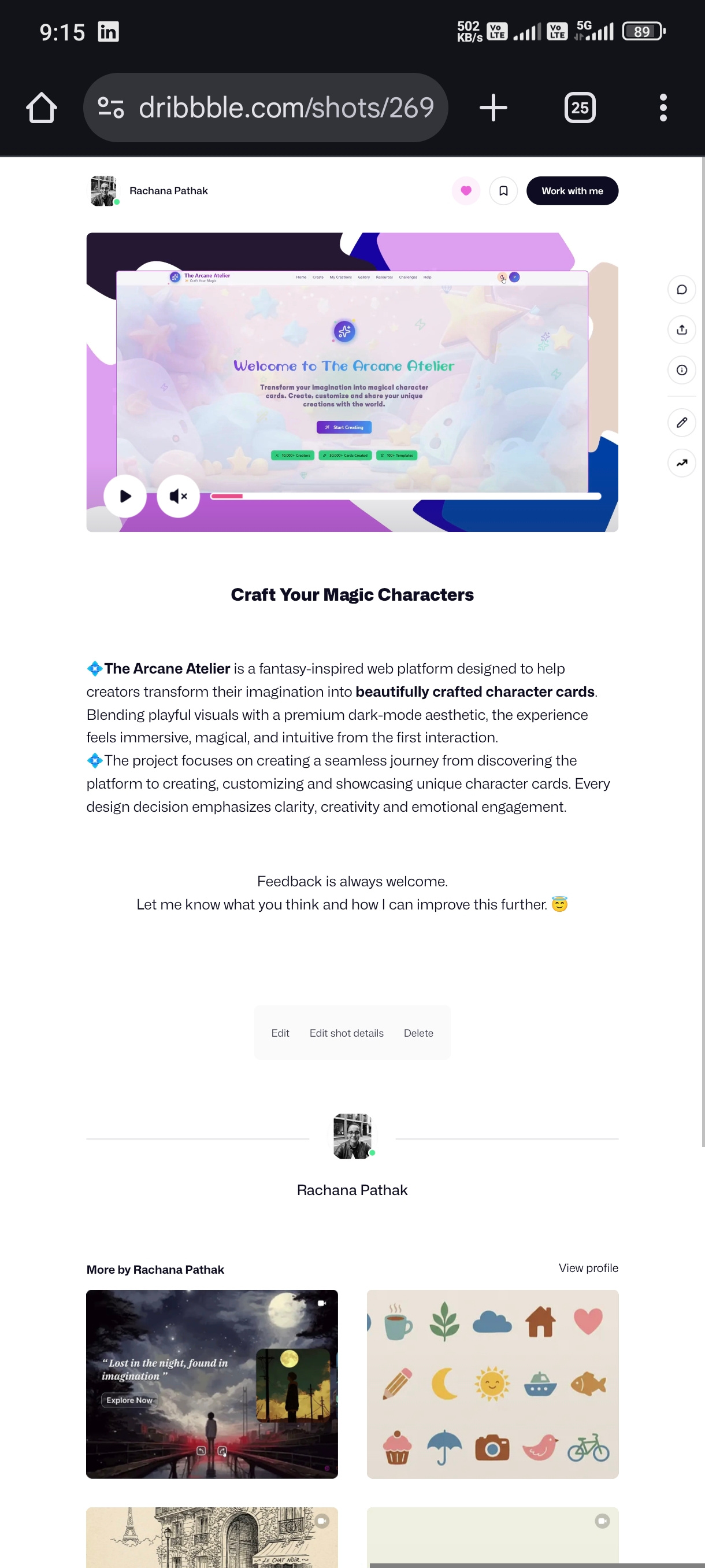 The Arcane Atelier 3d ai design animation card game ui design dribbble dribbblecommunity fantasy ui figma game ui illustration productdesign saas design ui uidesign world building