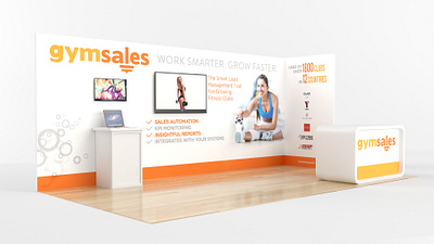 Trade Show Booth Design 3d 3d mockup 3d modeling 3d rendering booth design branding design graphic design illustration trade show trade show booth vector