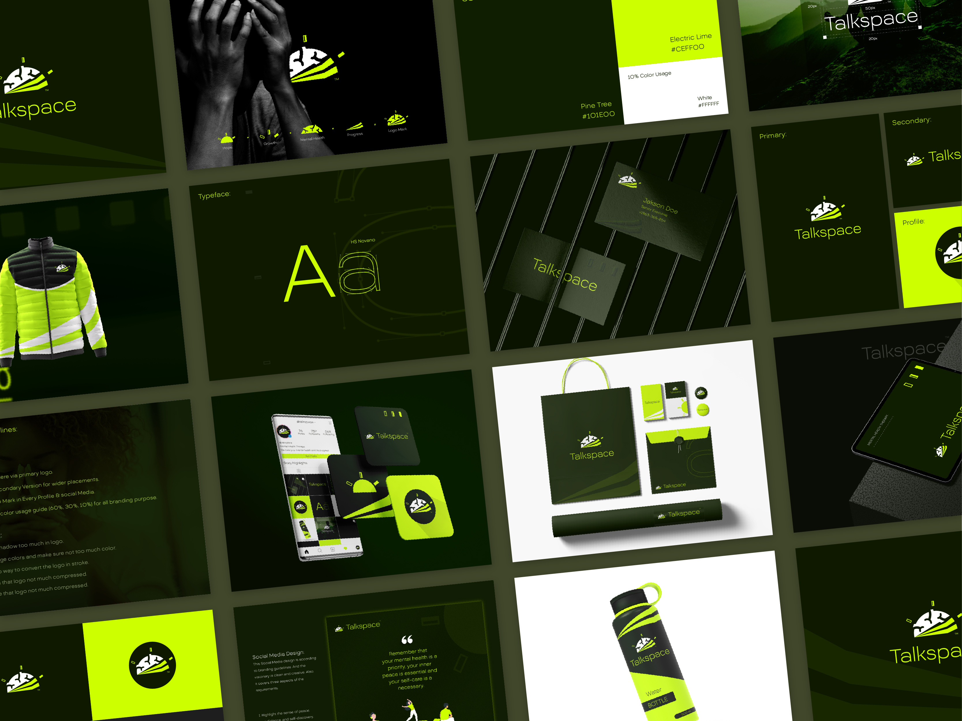 Example of Logo Design & Complete Brand Identity