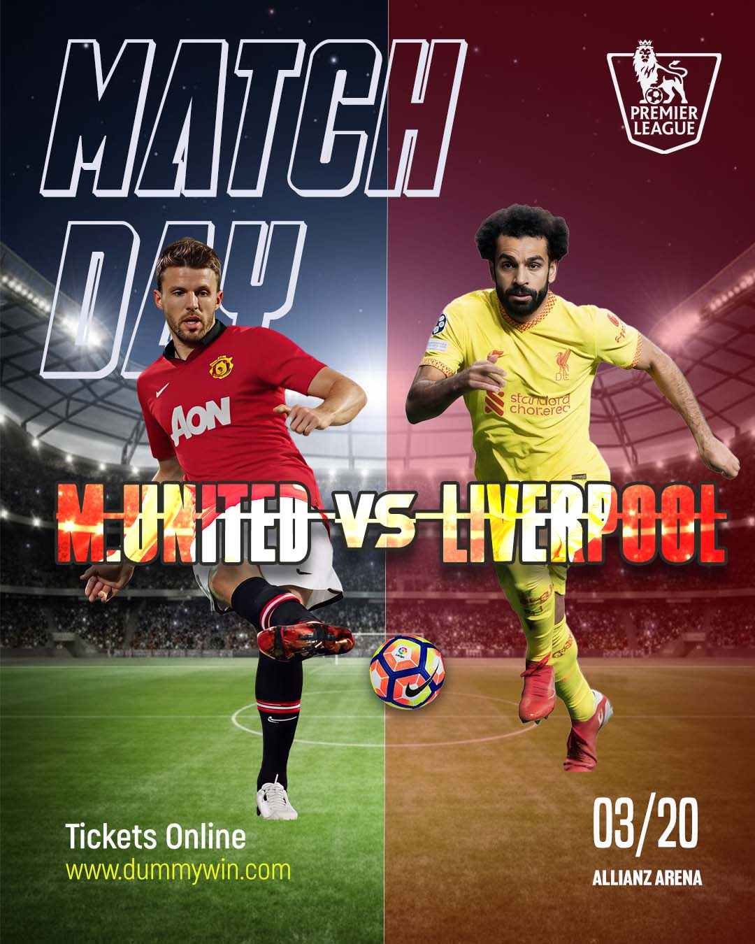 Example of Football Poster Design