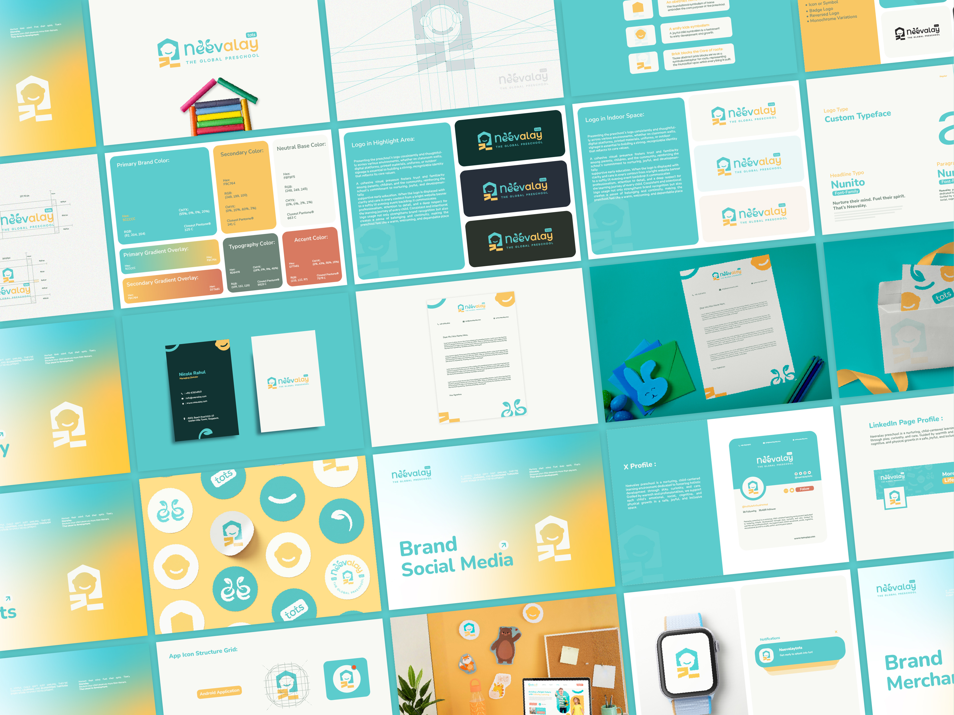 Example of Logo Design & Complete Brand Identity