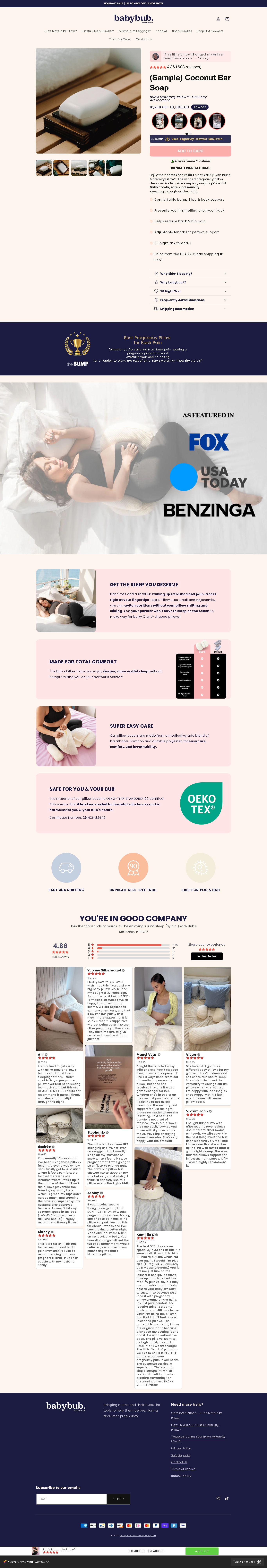 Babybub On Gempages Funnel babybub on gempages funnel clone funnel gempages funnel gempages gempages template high converting gempages funnel landing page products page ready funnel sales page shopify shopify gempages template