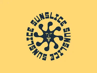 Surf Brand Logo Inspiration: Playful Sun Badge Illustration branding cafebranding identity illustration logo merchdesign ocean paradise restaurantbranding stickerdesign sun surf vector