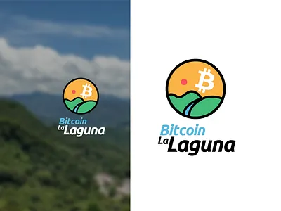Bitcoin La Laguna community logo bitcoin bitcoin community logo community el salvador lalaguna