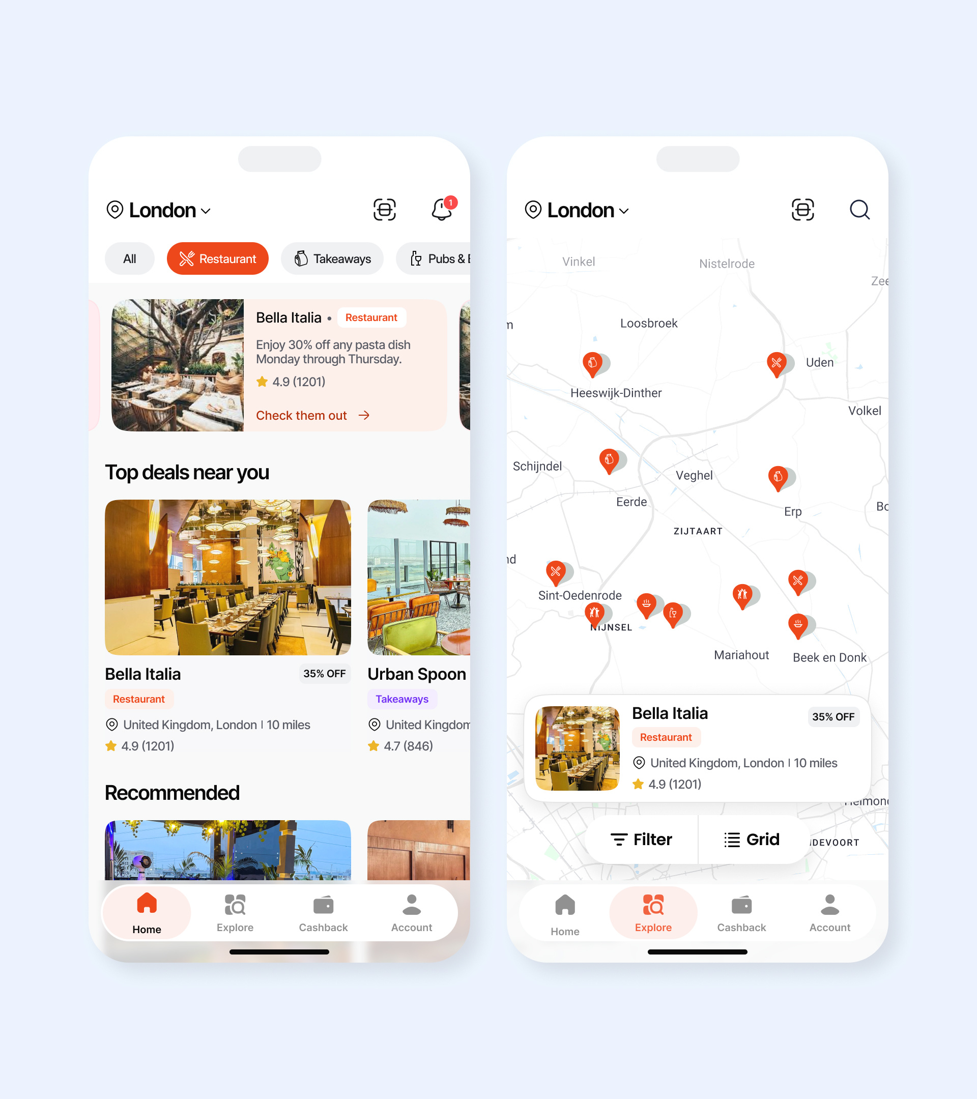 Example of UI Design For Apps, Web & Dashboards