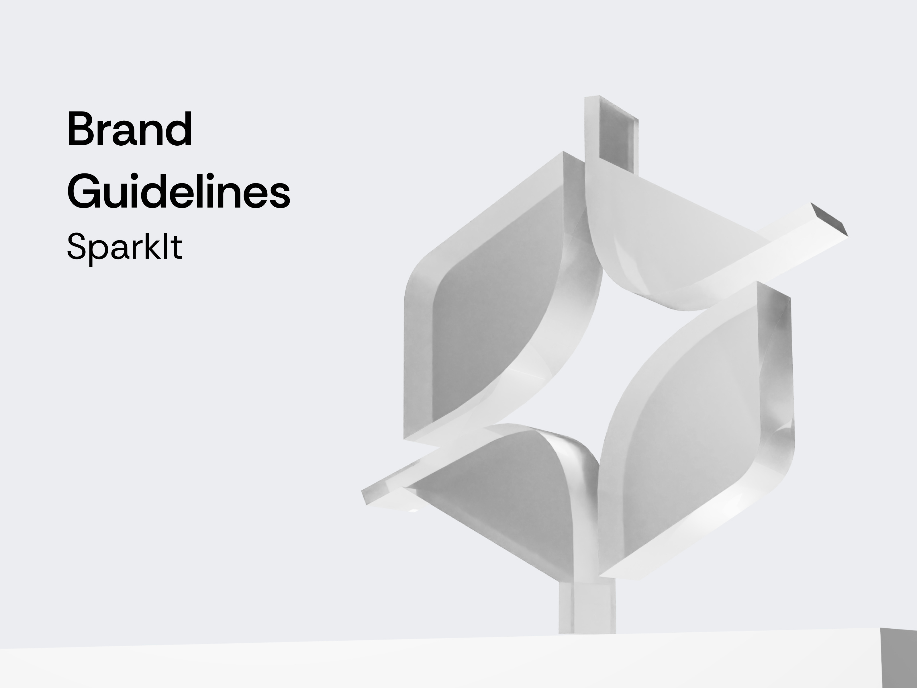Example of Brand guideline for SparkIt - Sustainable Energy Platform